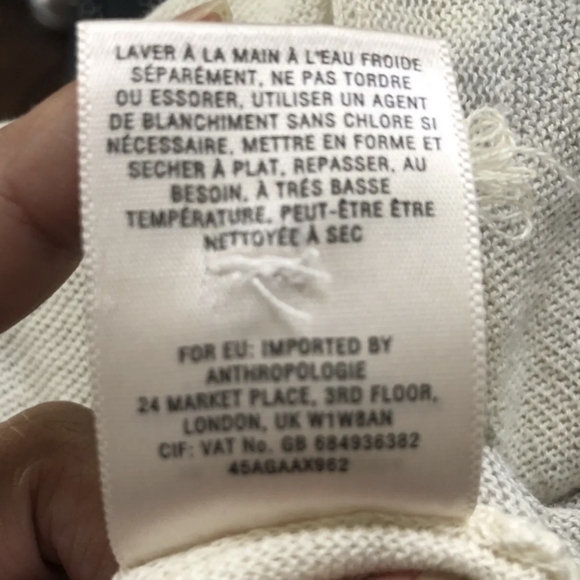 Anthropologie's Knitted & Knotted brand Floral, Brushstrokes Cardigan Sweater - Picture 8 of 10